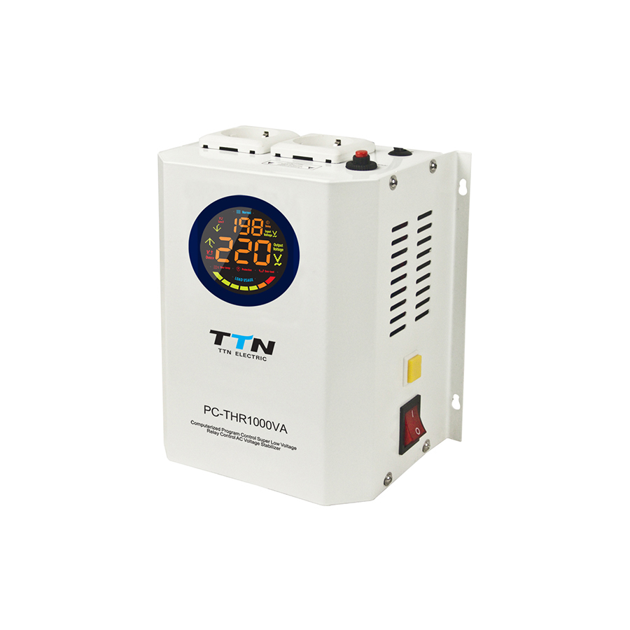 Regulador de voltaje de montaje en pared digital para caldera PC-THR 1500VA
